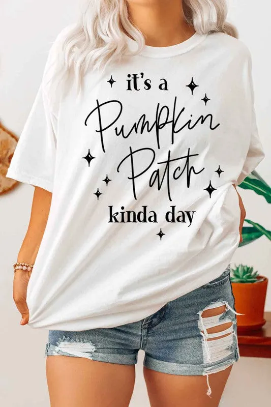 PUMPKIN PATCH DAY T SHIRT PLUS SIZE