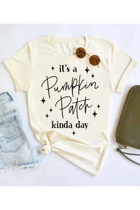 PUMPKIN PATCH DAY T SHIRT PLUS SIZE