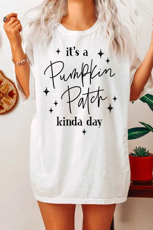 PUMPKIN PATCH DAY T SHIRT PLUS SIZE