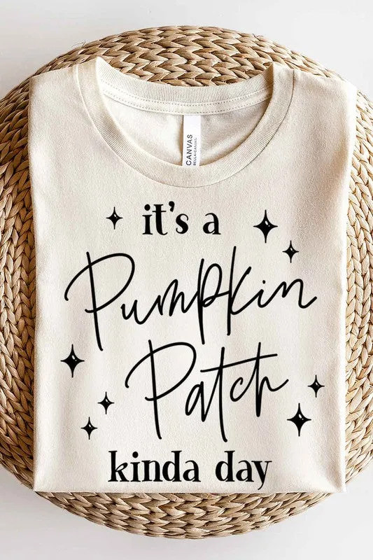 PUMPKIN PATCH DAY T SHIRT PLUS SIZE