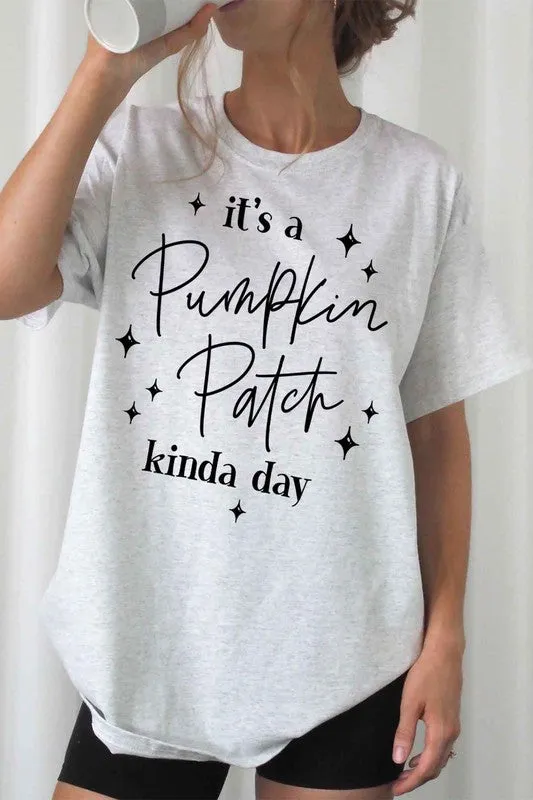 PUMPKIN PATCH DAY T SHIRT PLUS SIZE