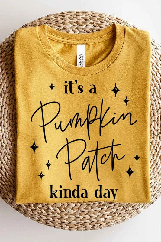 PUMPKIN PATCH DAY T SHIRT PLUS SIZE