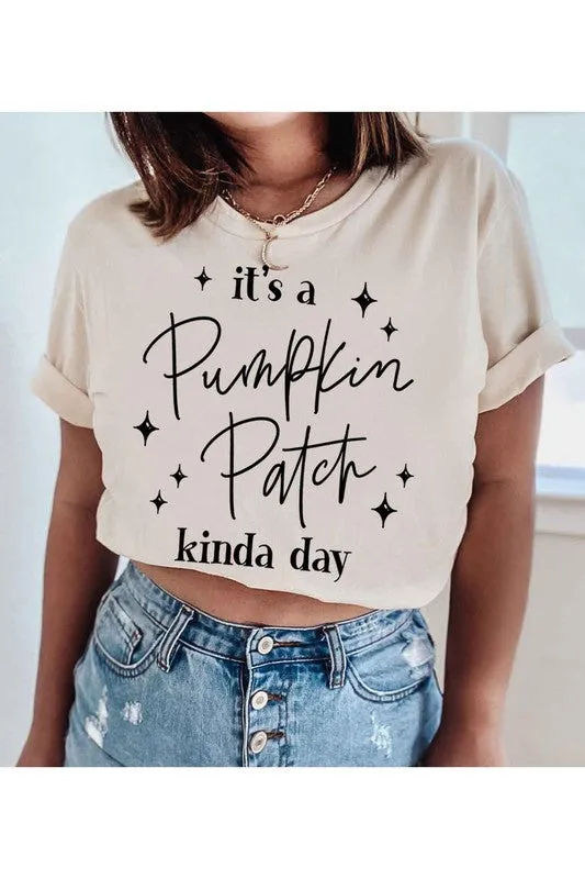 PUMPKIN PATCH DAY T SHIRT PLUS SIZE