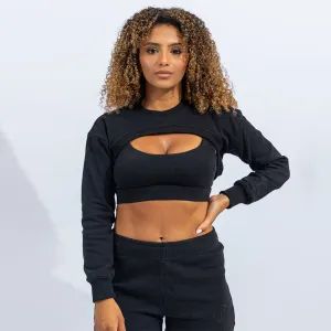 Quwati Women Atlas Shrug - Black