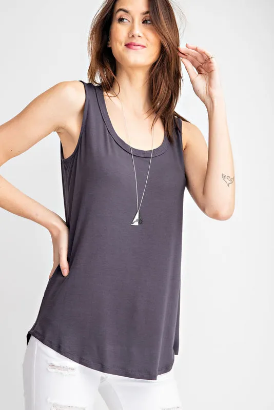 Rae Mode Basic Everything Tank (Latte & Coal Black)