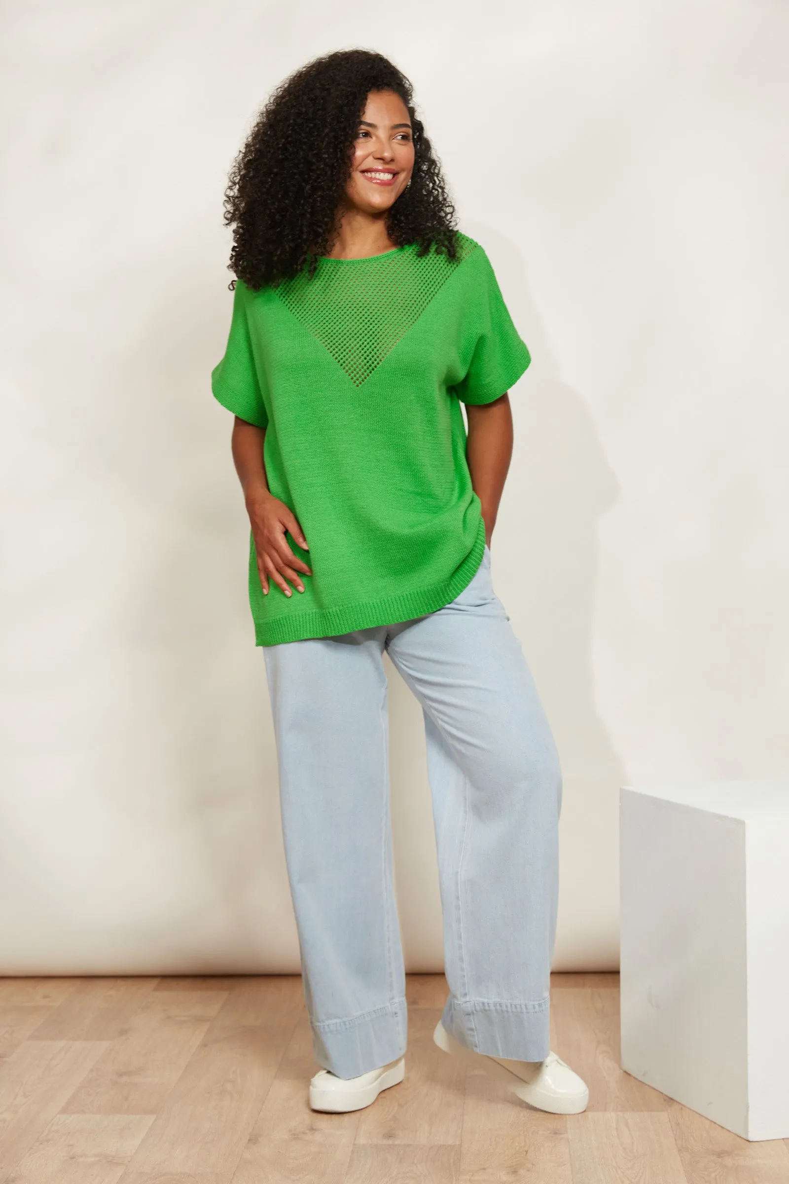 SALE - La Sable Knit Top - Emerald