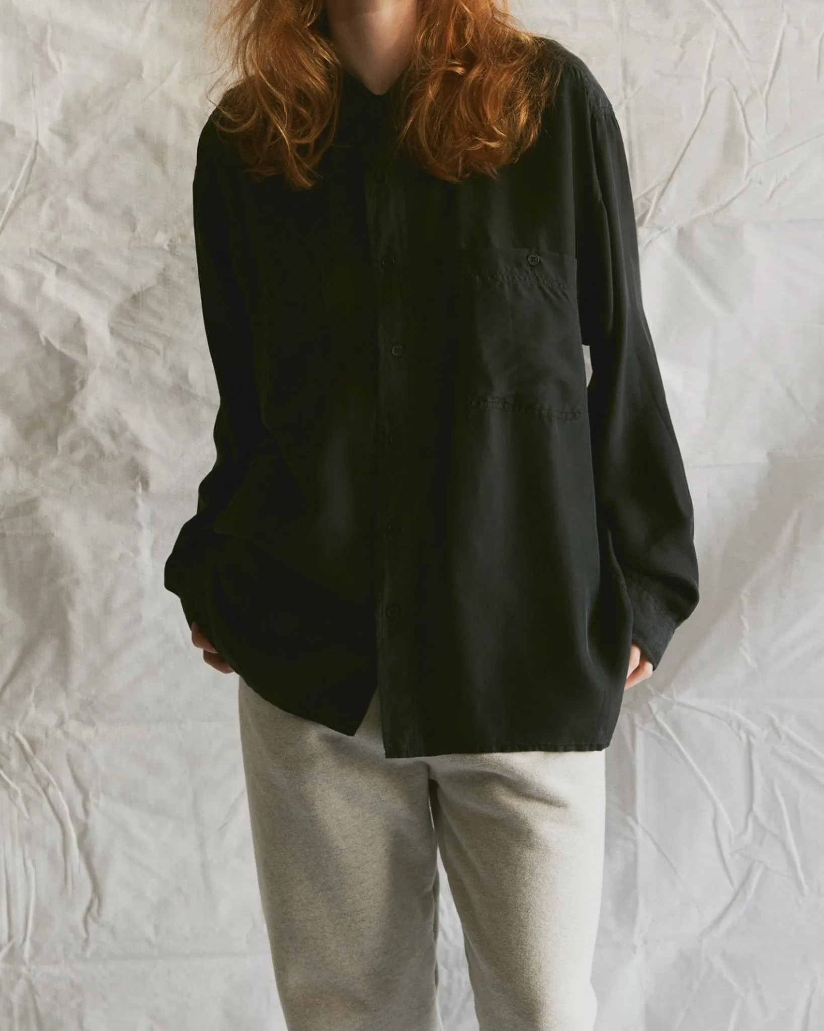 Silk Shirts Long Sleeve Basic