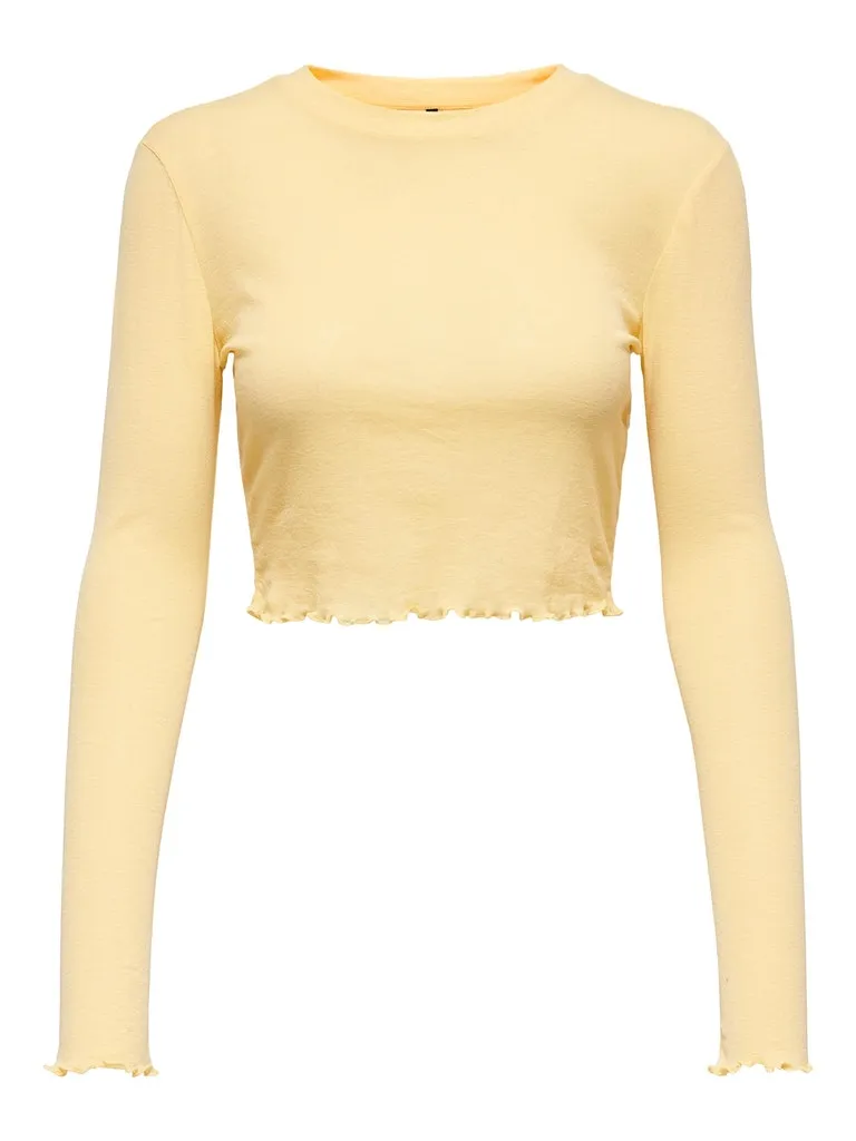 Singe Long Sleeve Crop Top