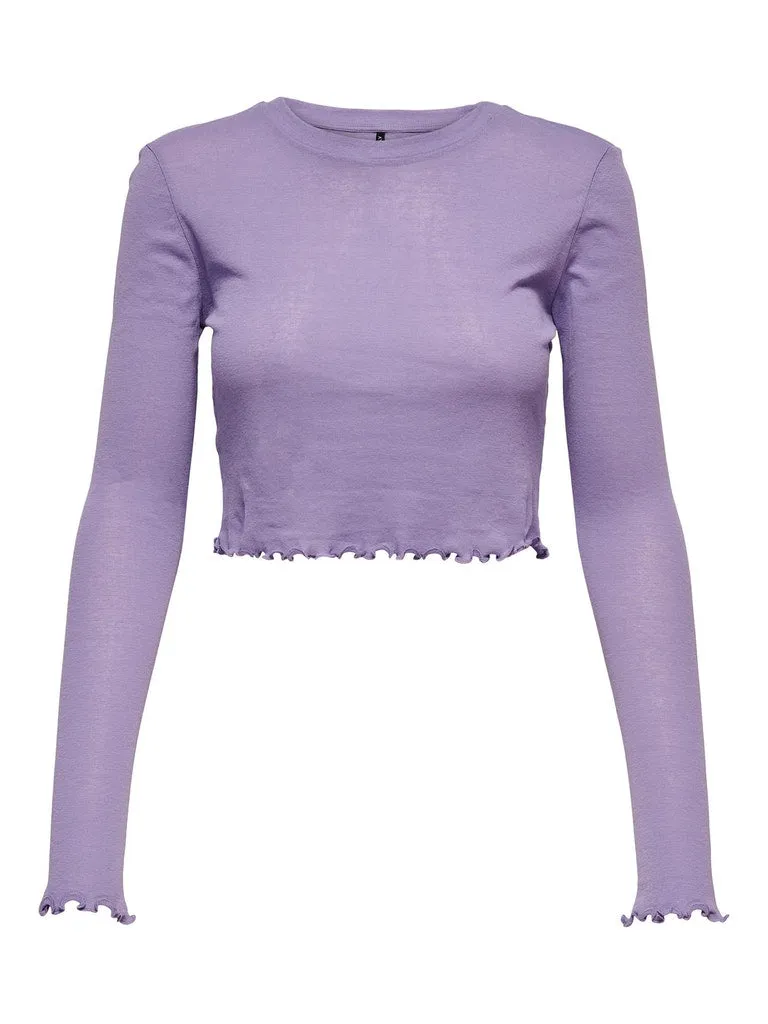 Singe Long Sleeve Crop Top