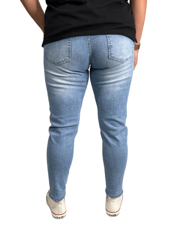 Slim Light Indigo Wash Jeans