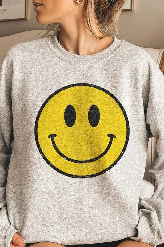 SMILEY SWEATSHIRT PLUS SIZE