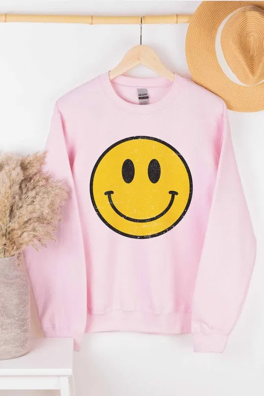 SMILEY SWEATSHIRT PLUS SIZE