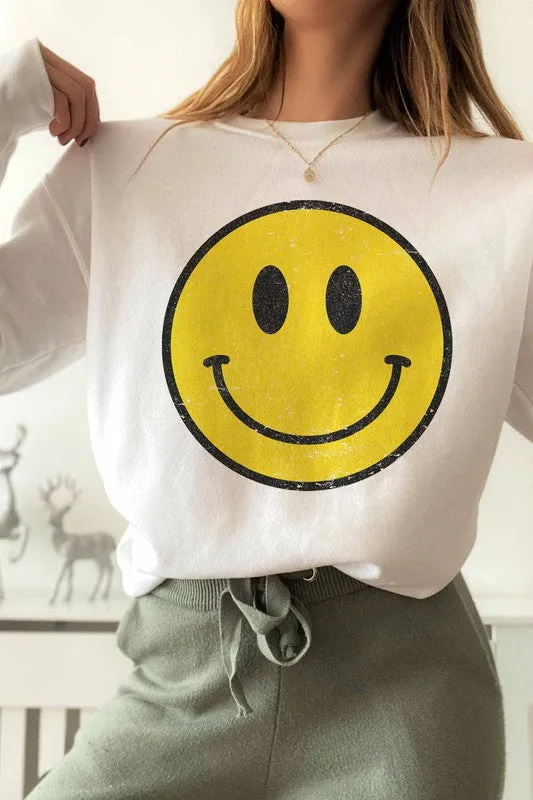 SMILEY SWEATSHIRT PLUS SIZE