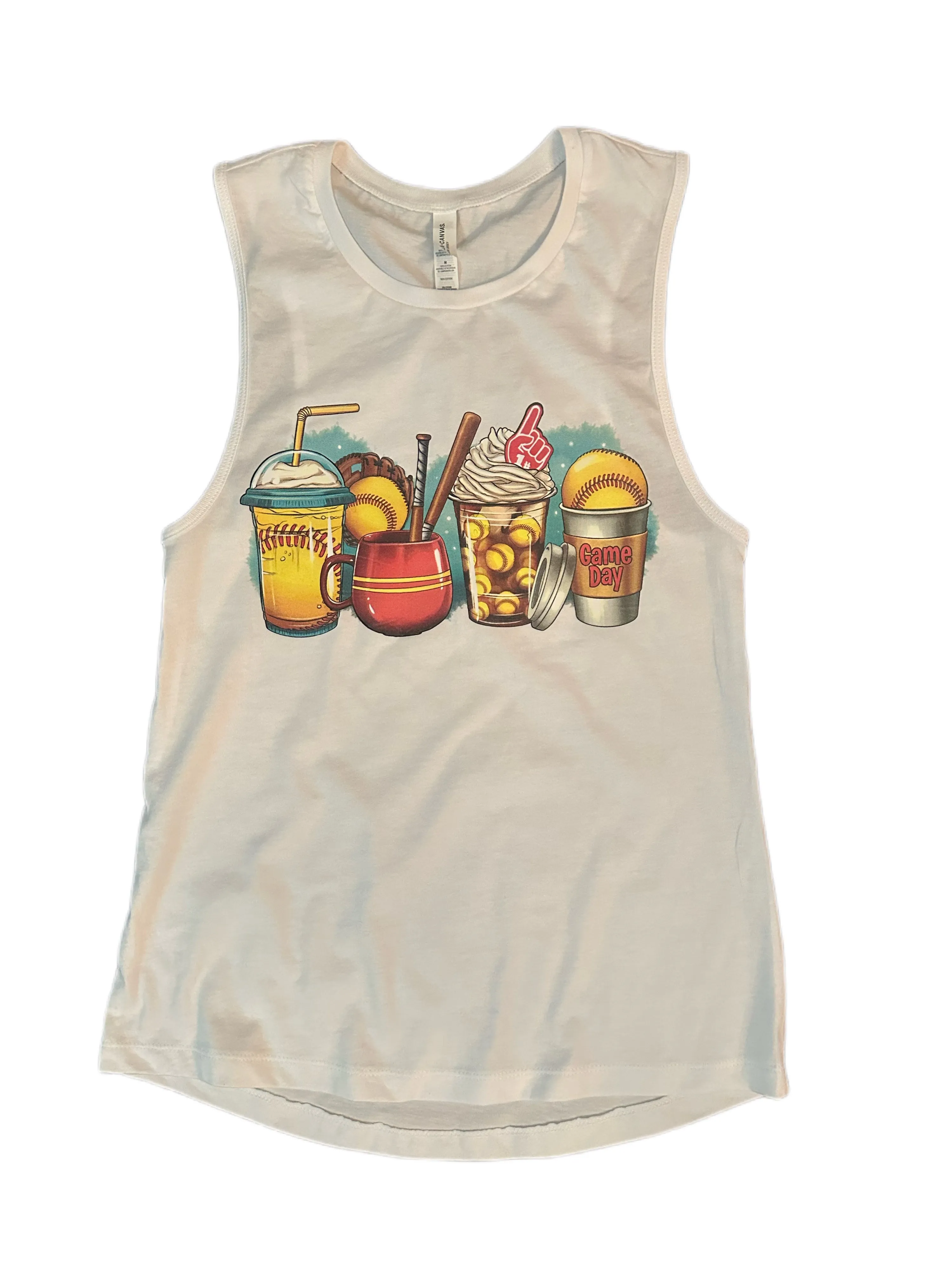 Softball & Lattes Tank Top