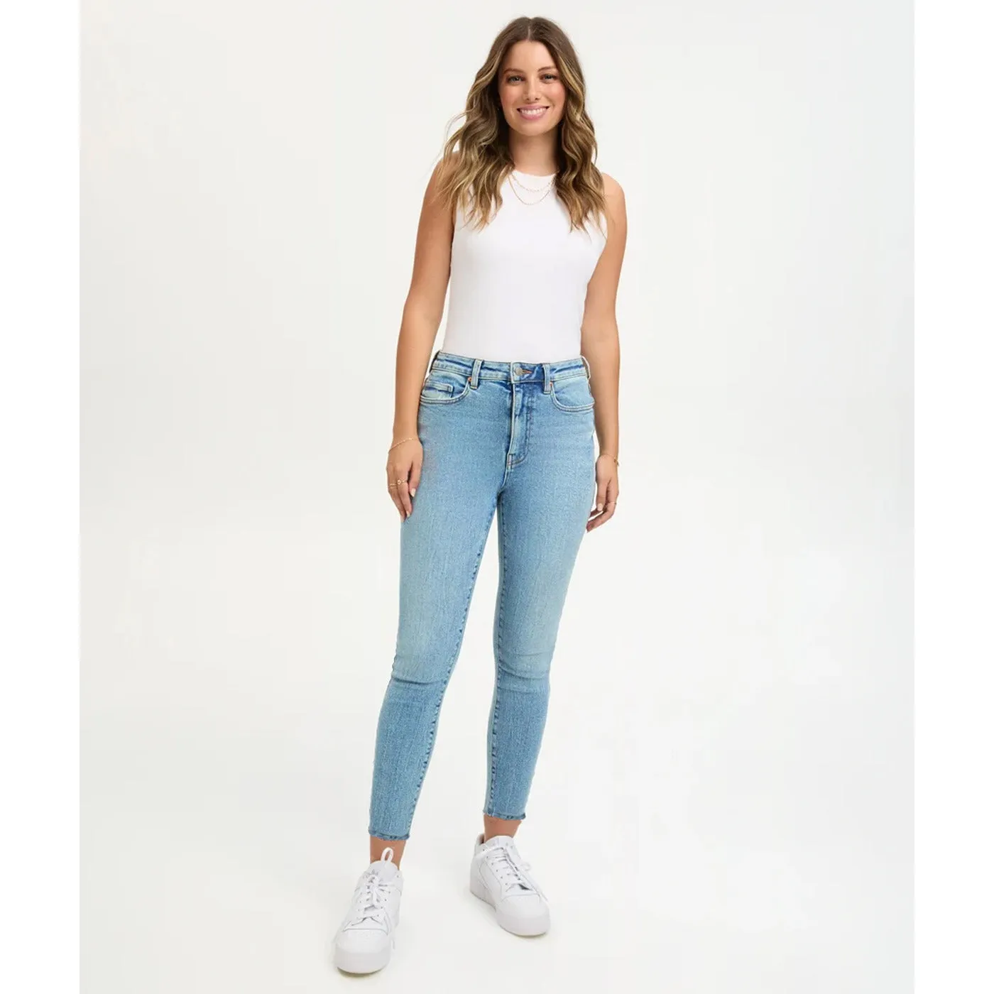 Sportsgirl Light Blue High Waisted Skinny Jeans