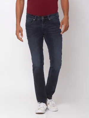 Spykar Cotton Blue Skinny Fit Jeans For Men (Skinny)