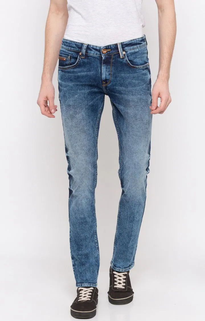 Spykar Men Cotton Low-Rise Skinny Jeans