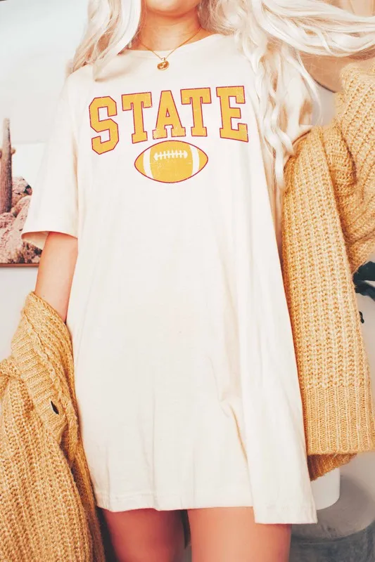 STATE FOOTBALL GRAPHIC TEE