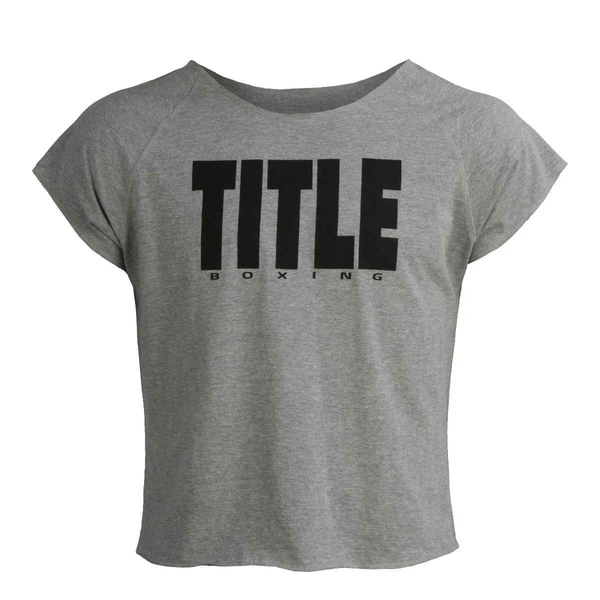 TITLE Boxing Raglan Crop Top