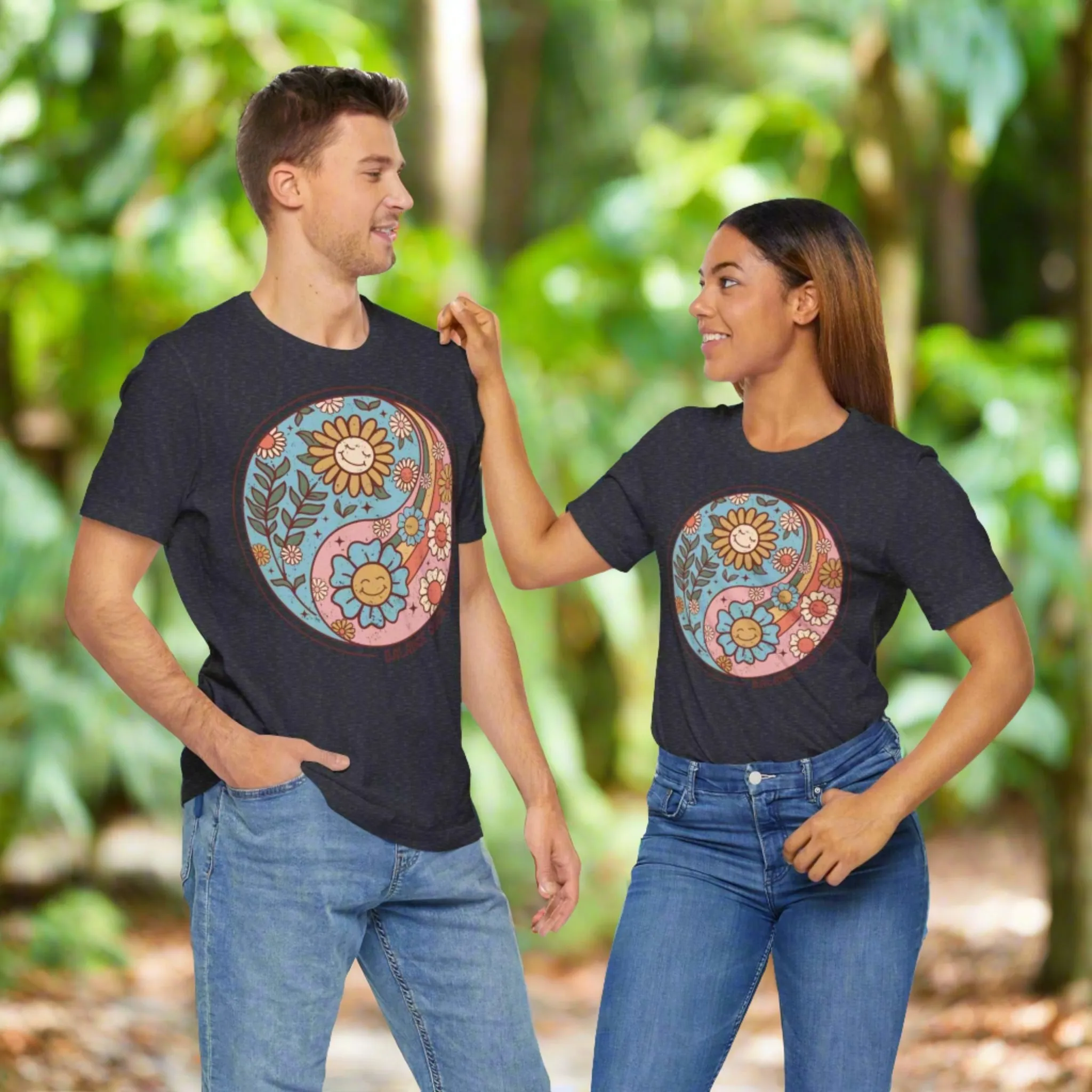 Unisex Boho Jersey Short Sleeve Tee