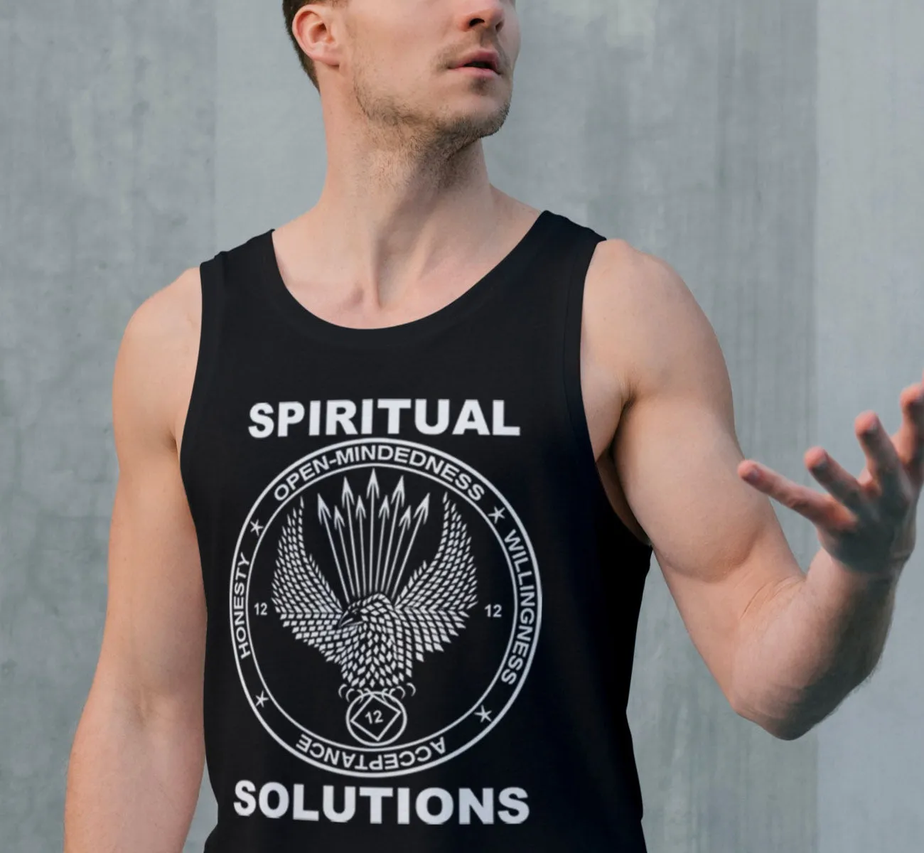 utt- Spiritual Solutions Unisex Tank Tops