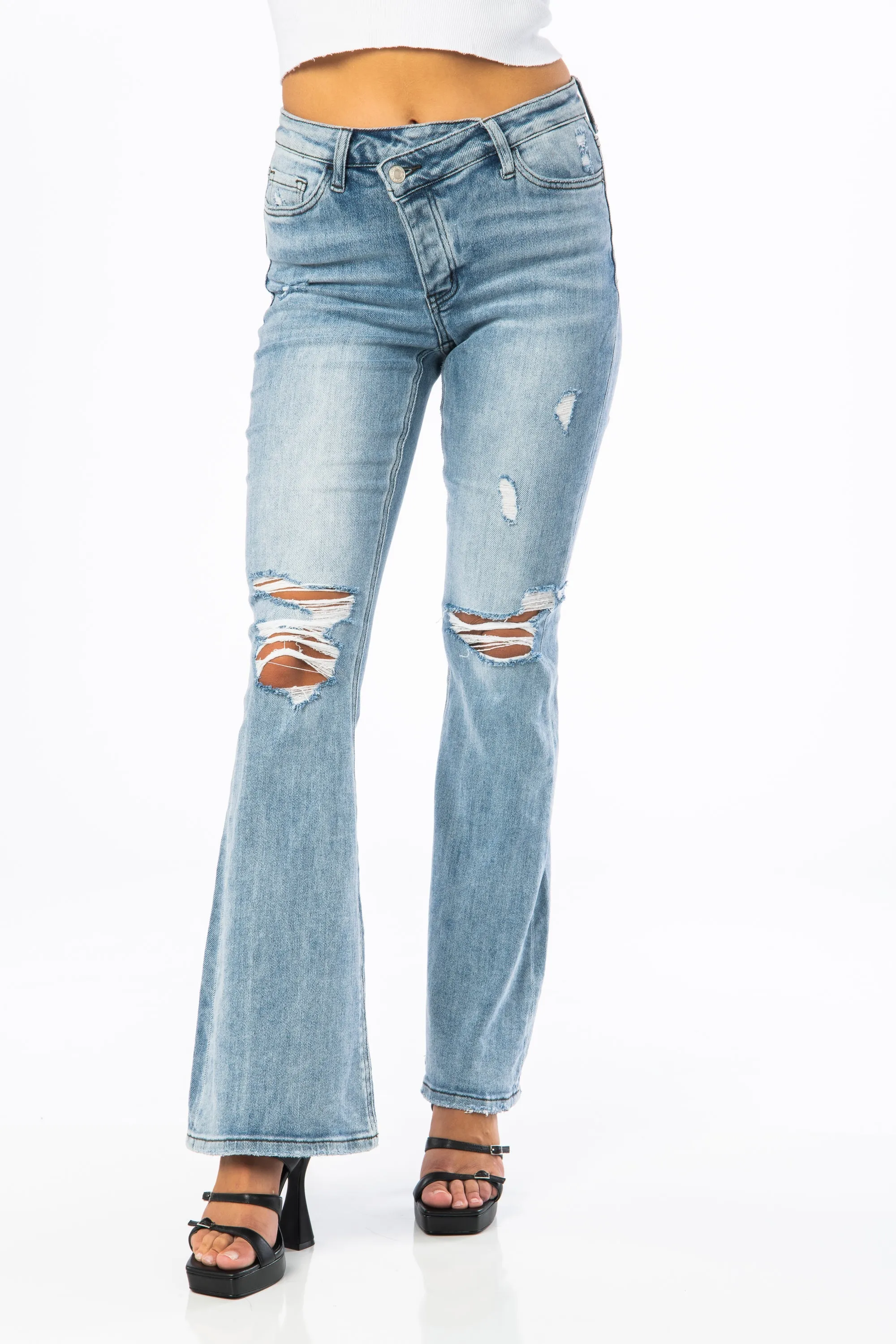 Vervet High Rise Flare Denim