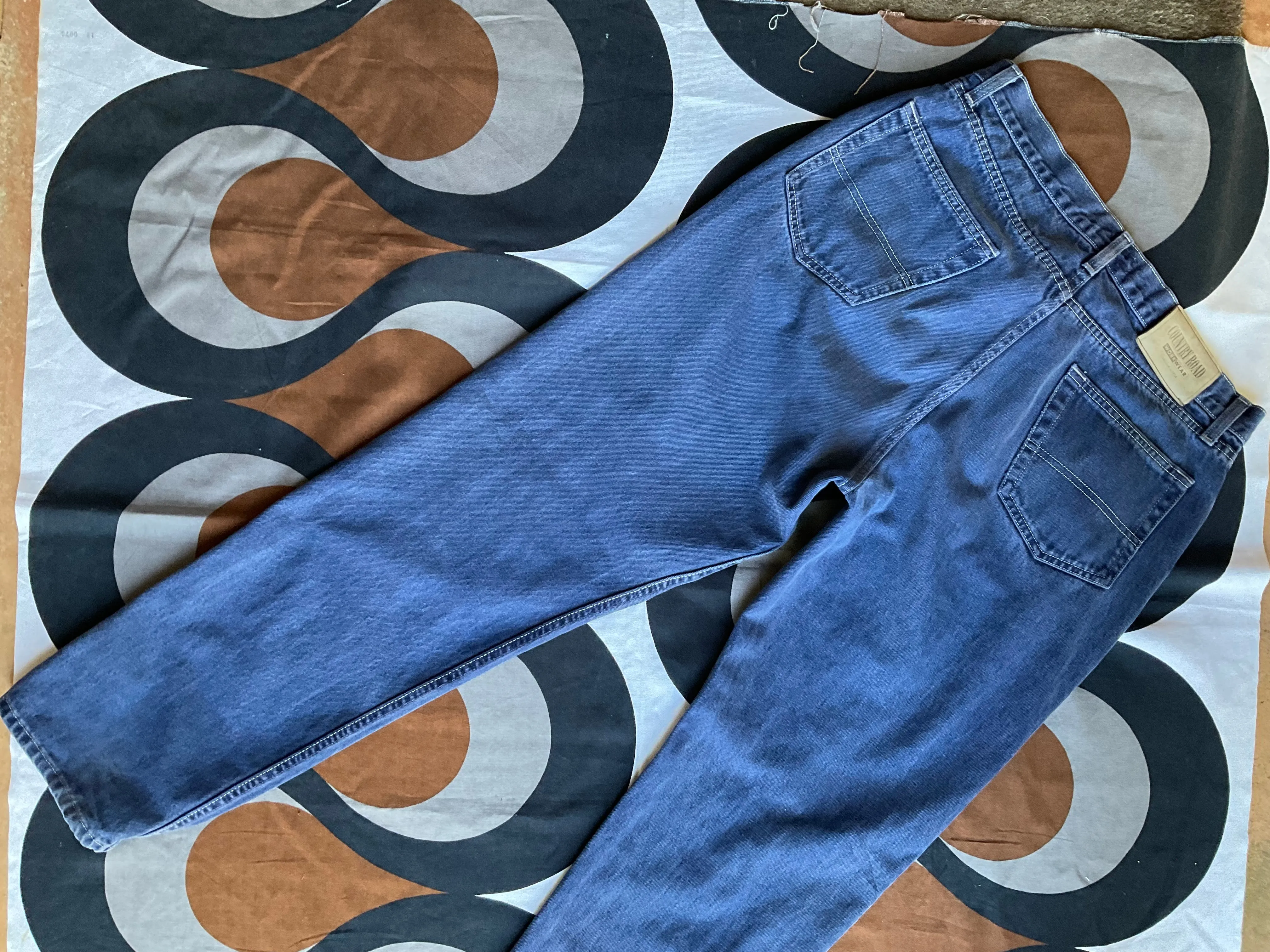 Vintage Country Road denim jeans, 36”