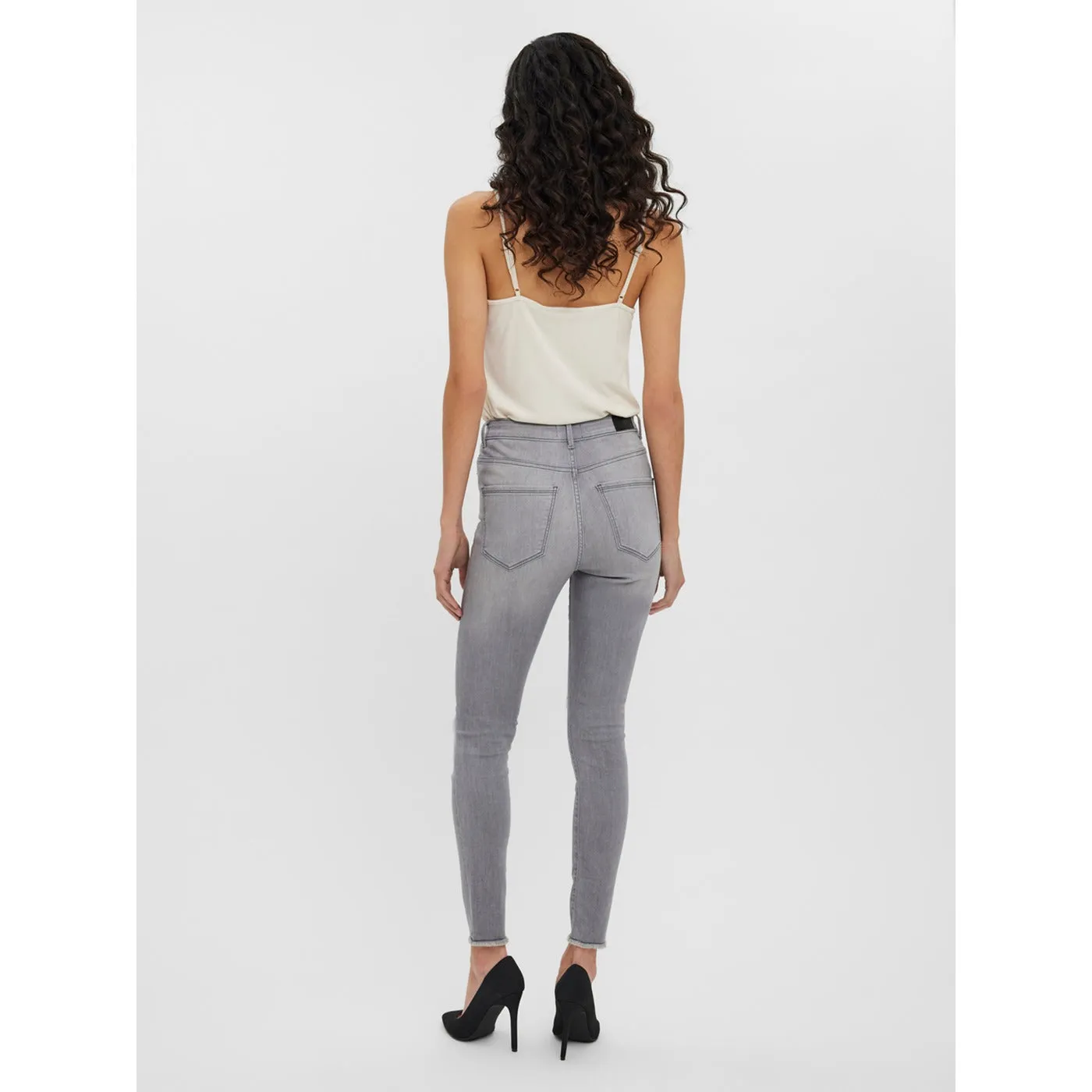 VM Skinny Ripped Grey Jeans