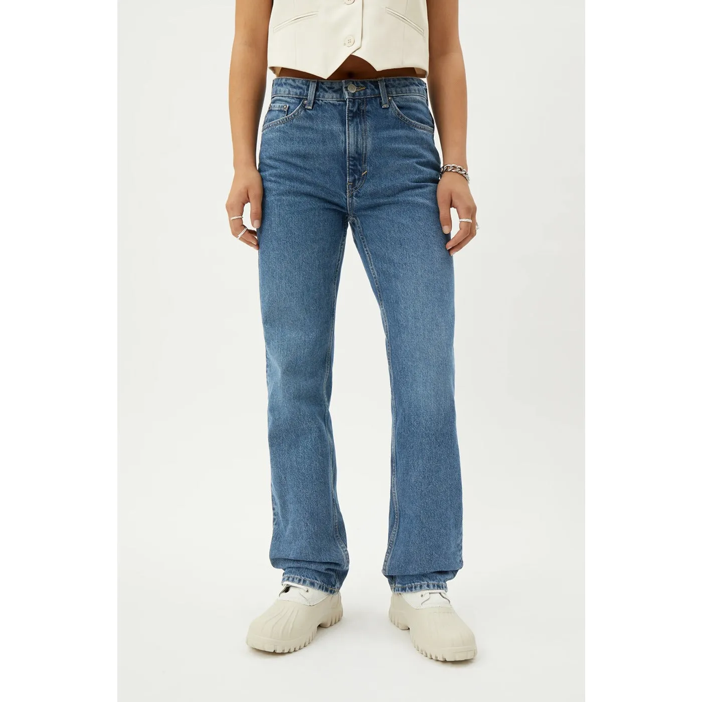 WD High Straight Jeans