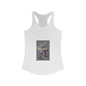 White Amara Women's Ideal Racerback Tank