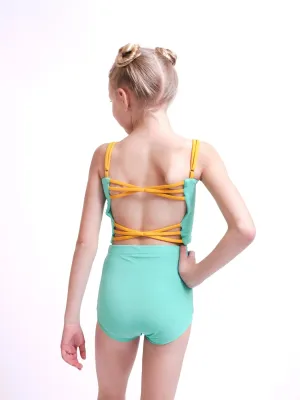 Whitney Deal Dancewear | Strappy Crop | Mint