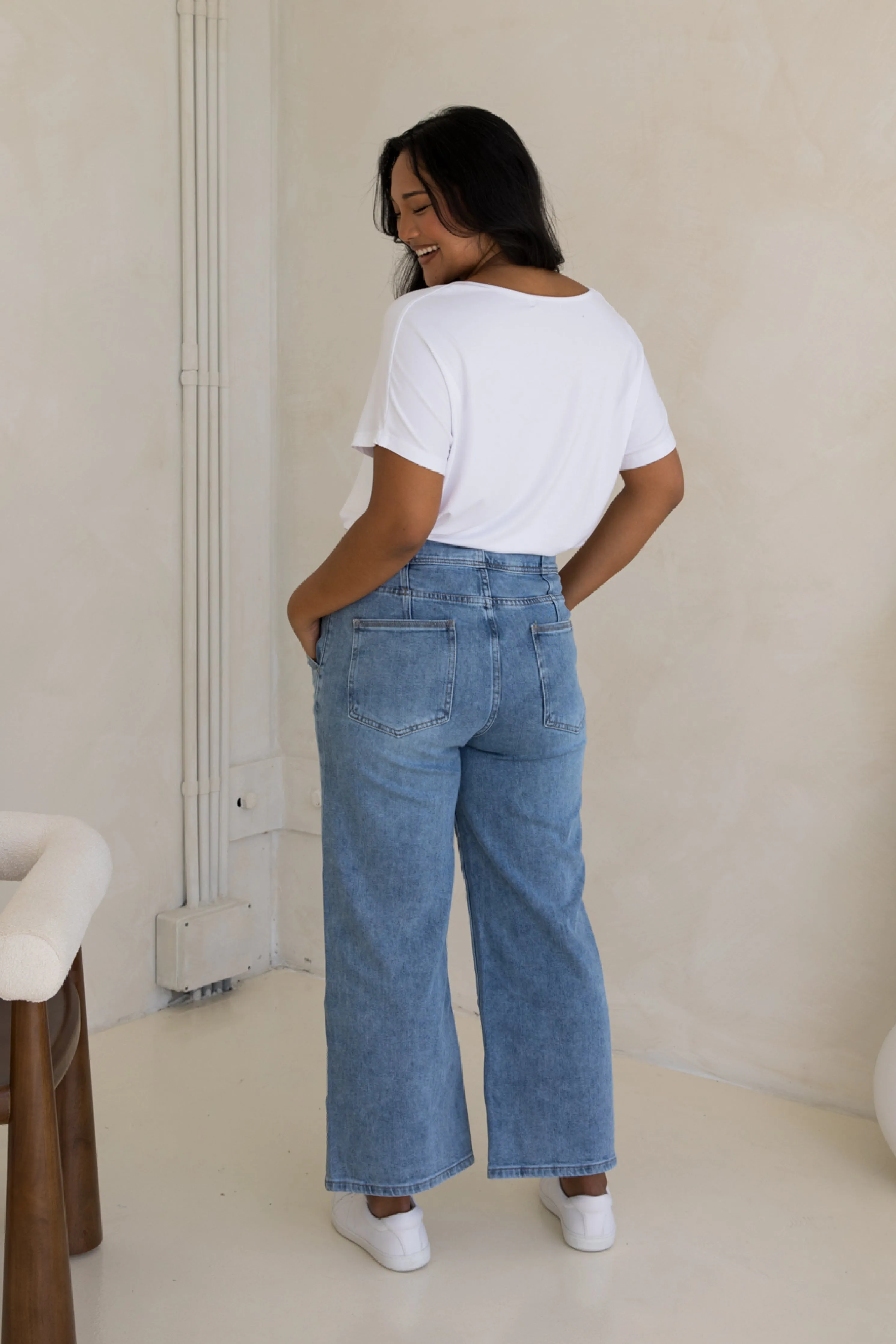 Wide Leg Jean | Light Denim