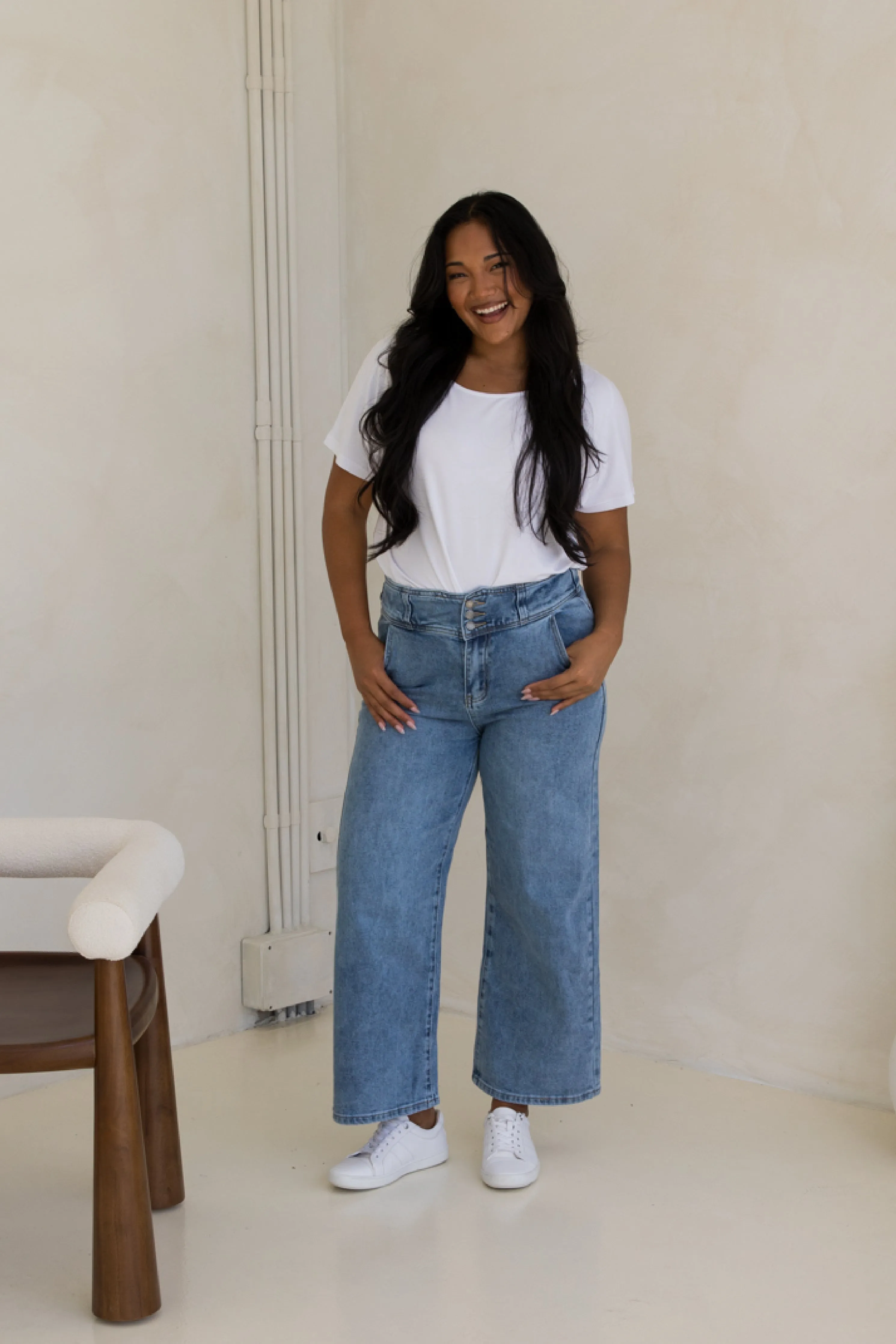 Wide Leg Jean | Light Denim