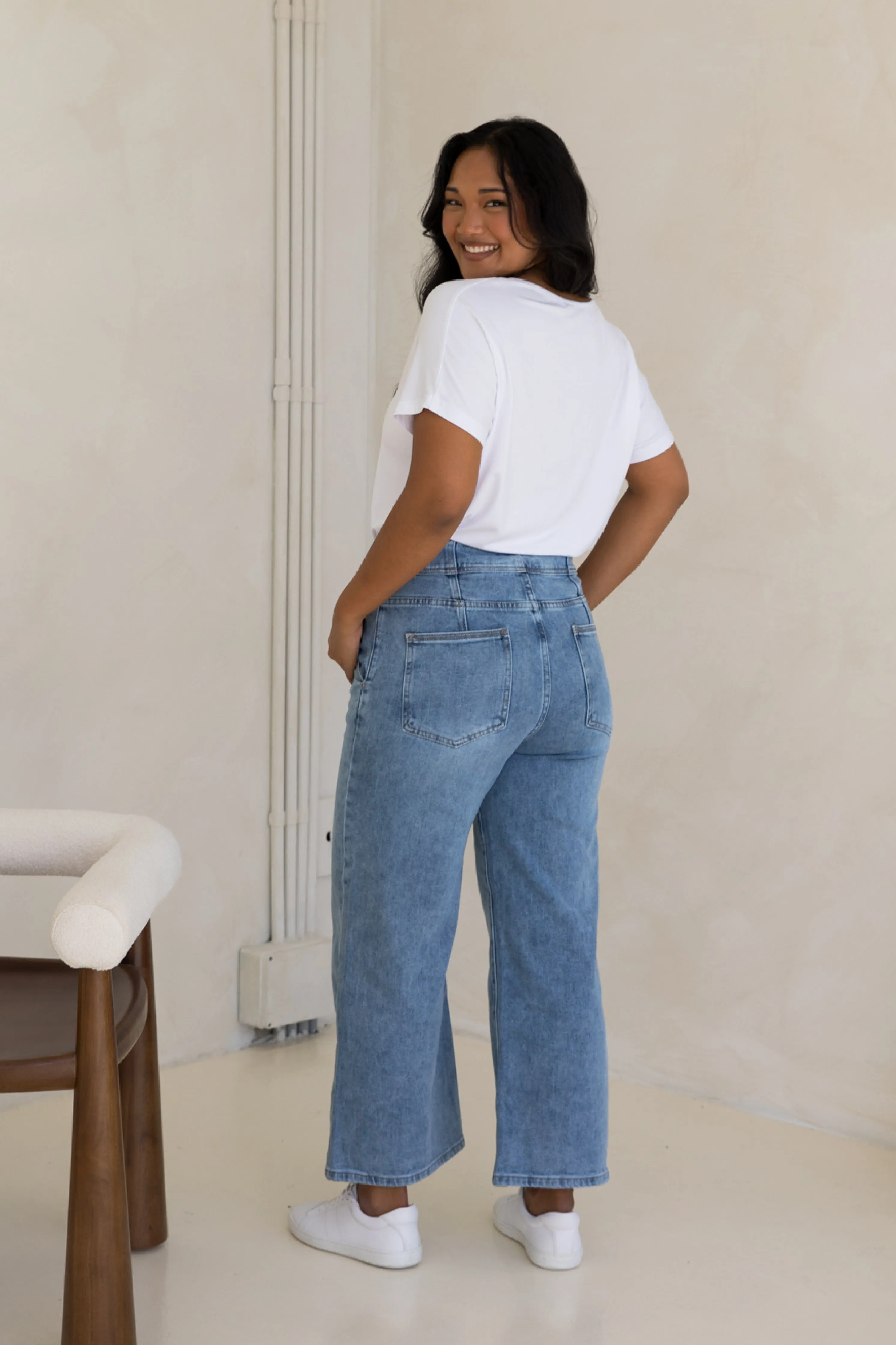 Wide Leg Jean | Light Denim