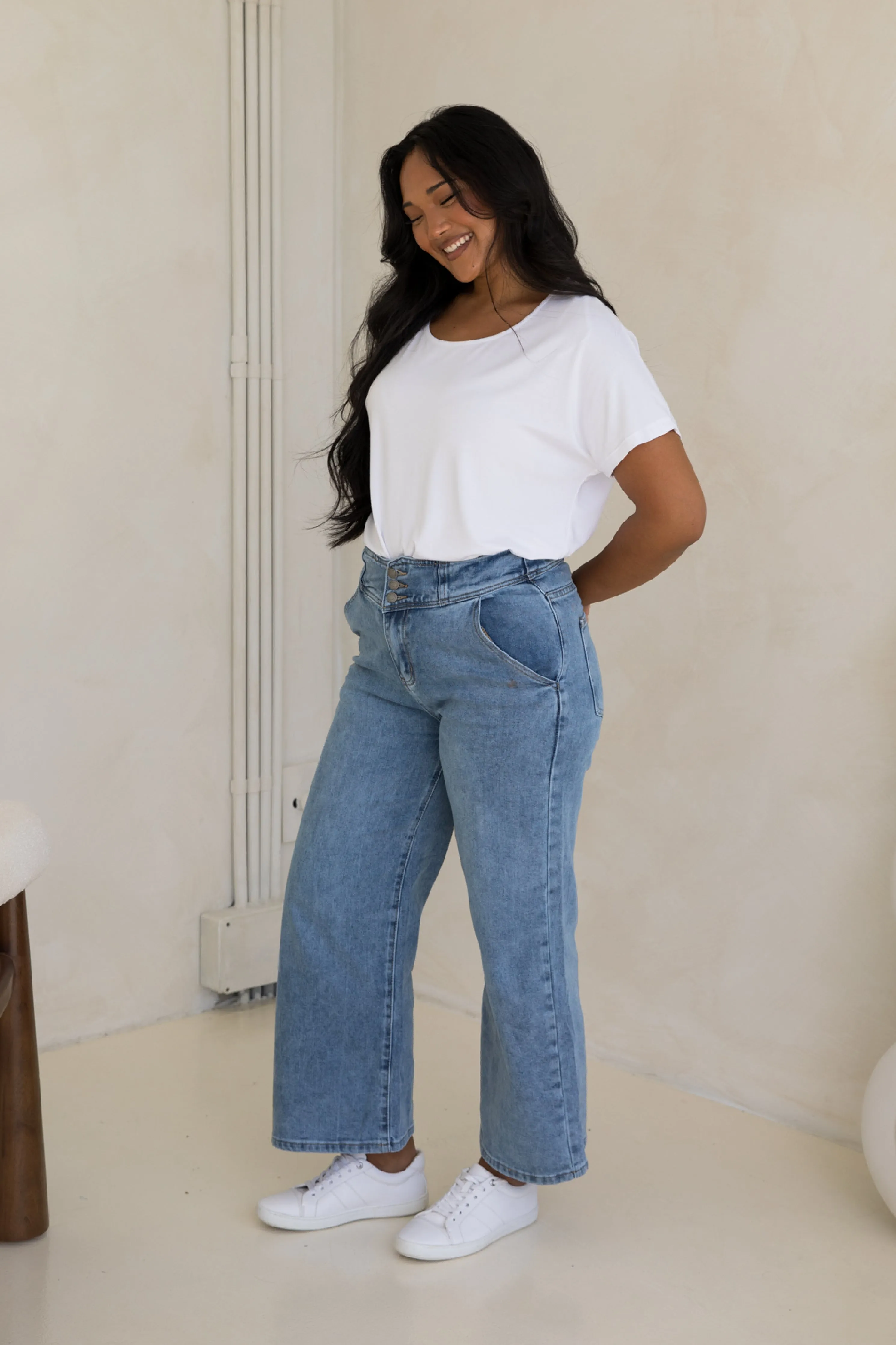 Wide Leg Jean | Light Denim