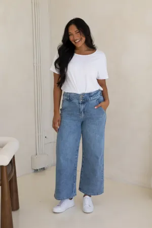 Wide Leg Jean | Light Denim