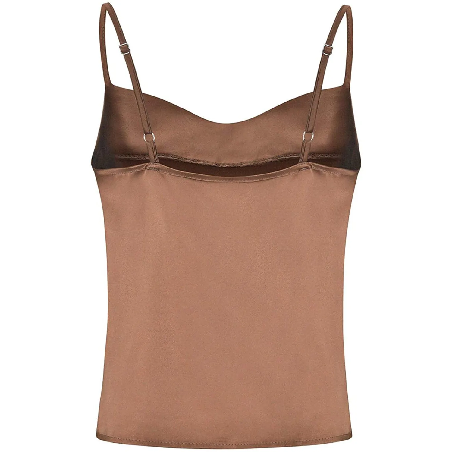 Women's Spaghetti Strap V-Neck Satin Suspender