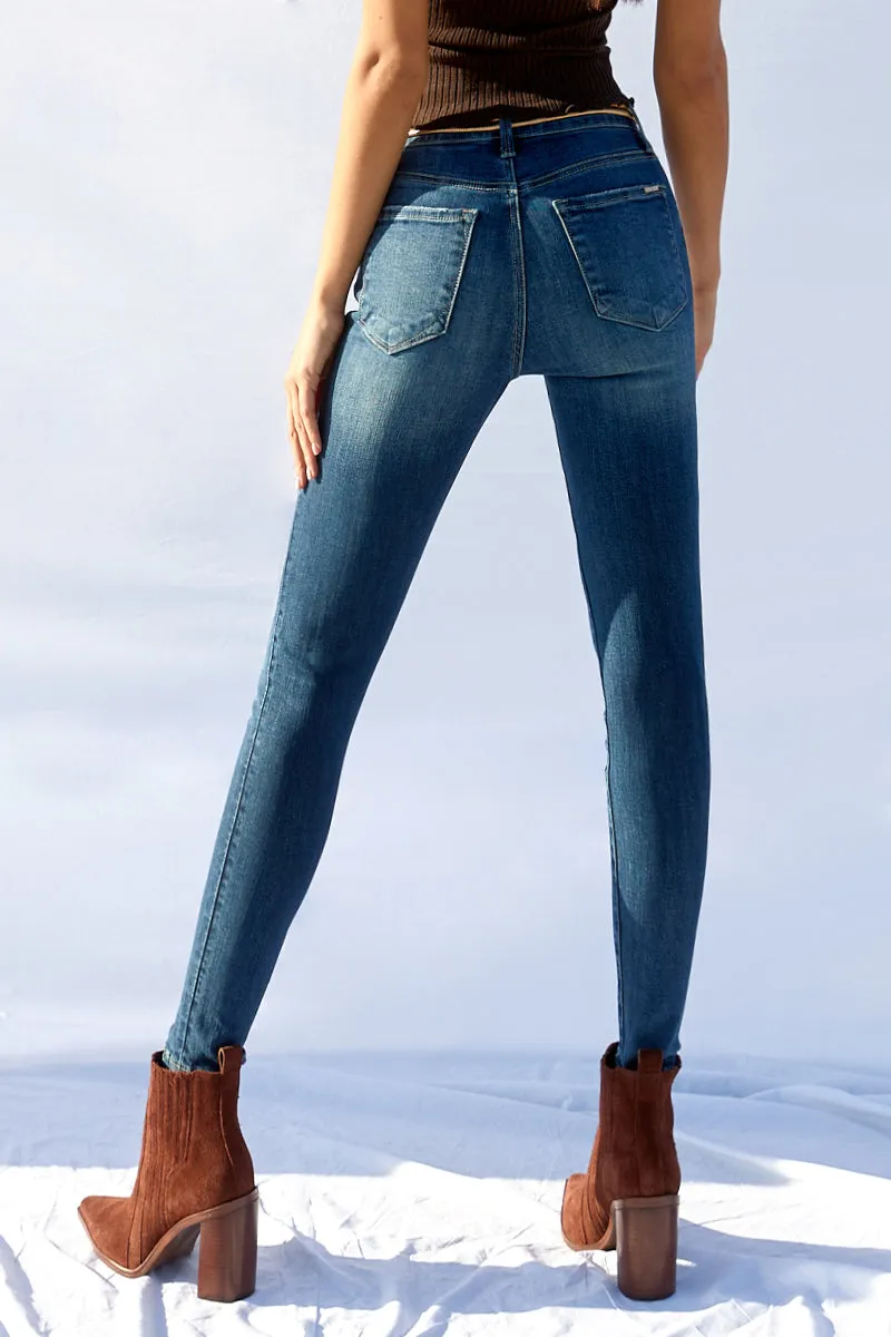 You are Far Mid Rise Ankle Skinny Jeans