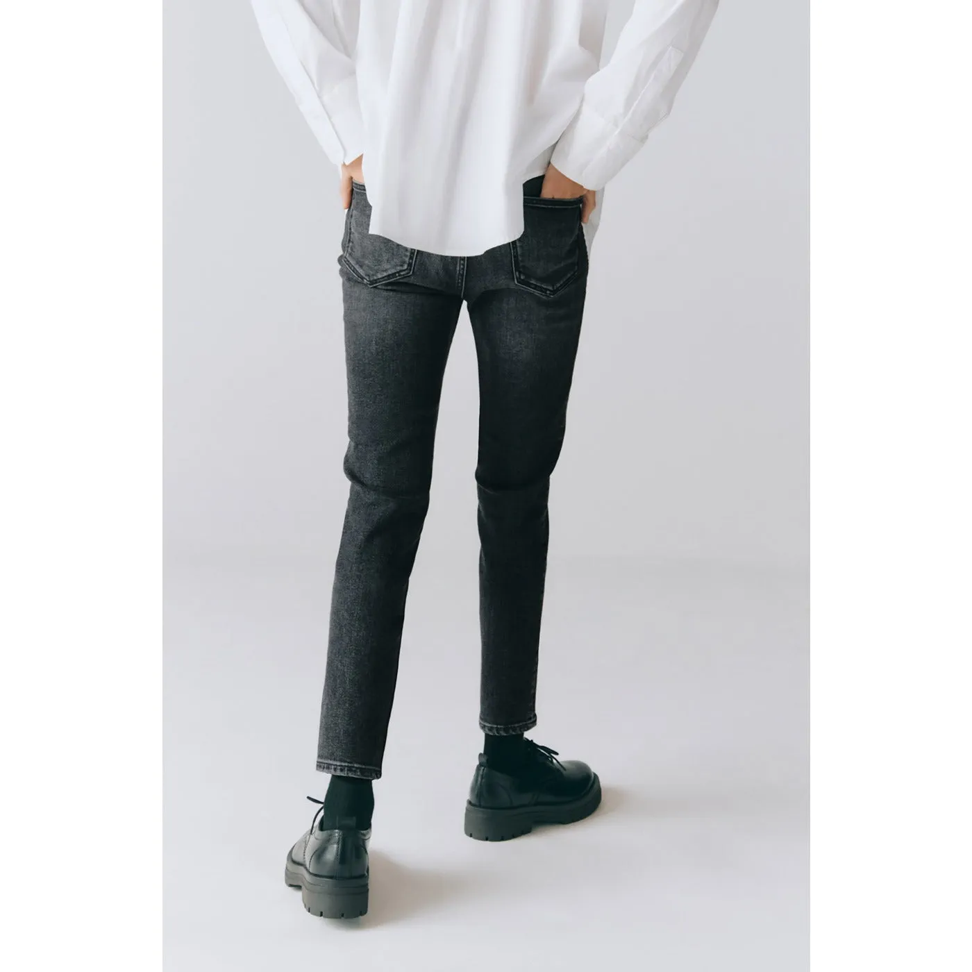 ZR Dark Grey Slim Skinny Jeans